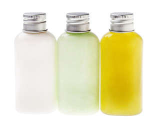 Isolated Lotion Bottles