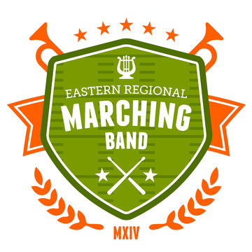 Marching band emblem