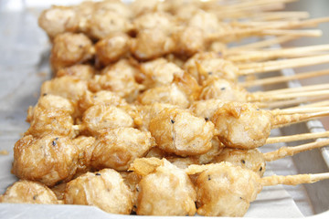 Fried meatballs