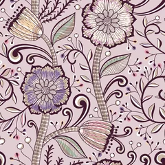 Badezimmer Foto Rückwand Seamless floral pattern © tets