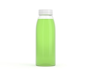 Flasche aus Plastik grün