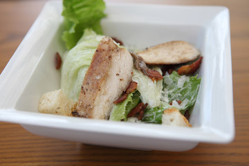 ceacar salad in close up