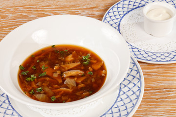 Meat soup