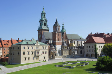 katedra, Wawel, Kraków - obrazy, fototapety, plakaty