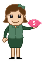 Saving Concept - Vector Illustration