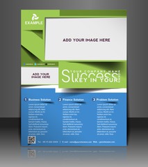 Vector business brochure, flyer, magazine cover