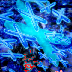 Chromosomen - 3D Render