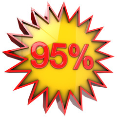 Star off ninety five percent