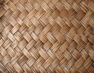 Bamboo basketwork texture, background