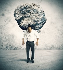 Stress of a businessman