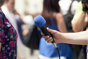 press interview