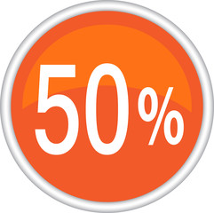 50 percent icon