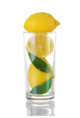 Lemons in a glass