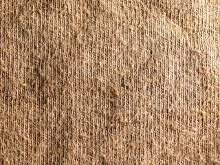 Brown cotton fabric texture