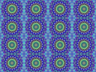 Blue wallpaper with circle