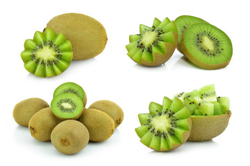 Kiwi na białym tle