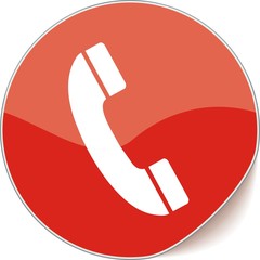 étiquette téléphone