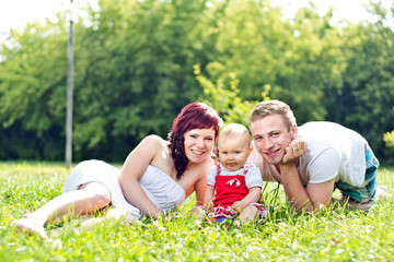 Fototapeta premium Familie