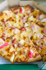 Grilled Shrimp and Roasted Pepper Pizza
