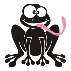 Fototapeta premium Cartoon frog