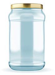 Glass jar