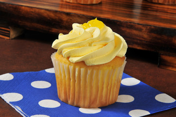Delicious lemon cupcake