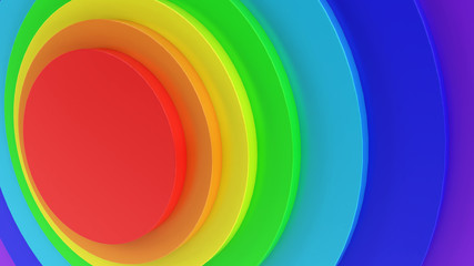 Abstract rainbow