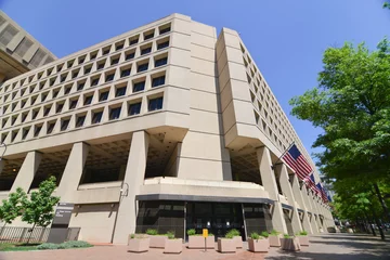 Papier Peint photo autocollant Lieux américains Washington DC - FBI Building on Pennsylvania Street