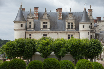 Amboise castle .Valley of the river Loire. France