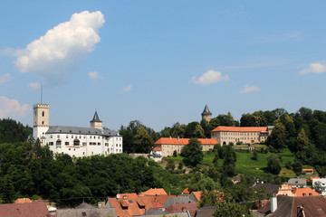 Obraz premium Rozmberk castle in the Czech Republic