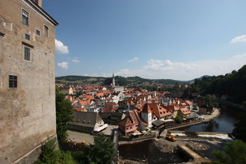 Czech Krumlov in the Czech Republic