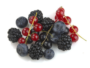 set of berries