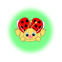 Cute little ladybird
