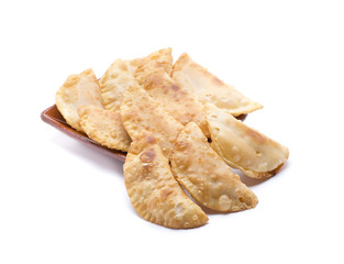 dough with tuna and meat