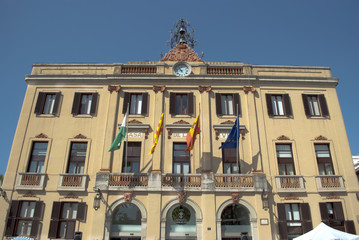 Fototapeta na wymiar Lloret de mar city hall, spain