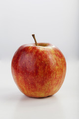 red apple isolated on white