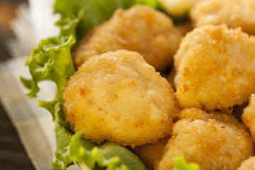 Unhealthy Chicken Nuggets and Fries