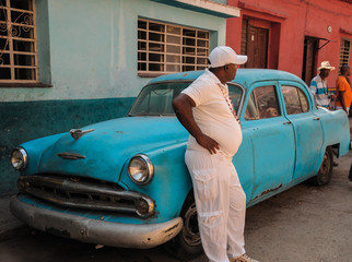 old car on street in Havana