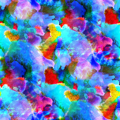 Fototapeta na wymiar sunlight seamless abstract, art red, blue texture watercolor wal