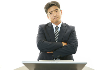 困惑するビジネスマン