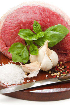 raw beef