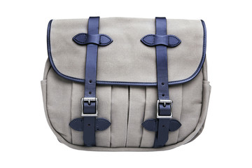 Rugged canvas bag, isolated with clipping paths.