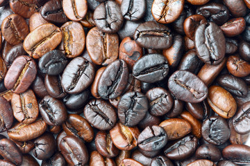 Fototapeta premium Roasted Coffee Beans Heap