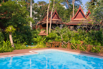 Swimming pool, Thailand.