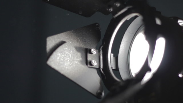 Floodlight and Dust in Air.