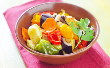 baked vegetables