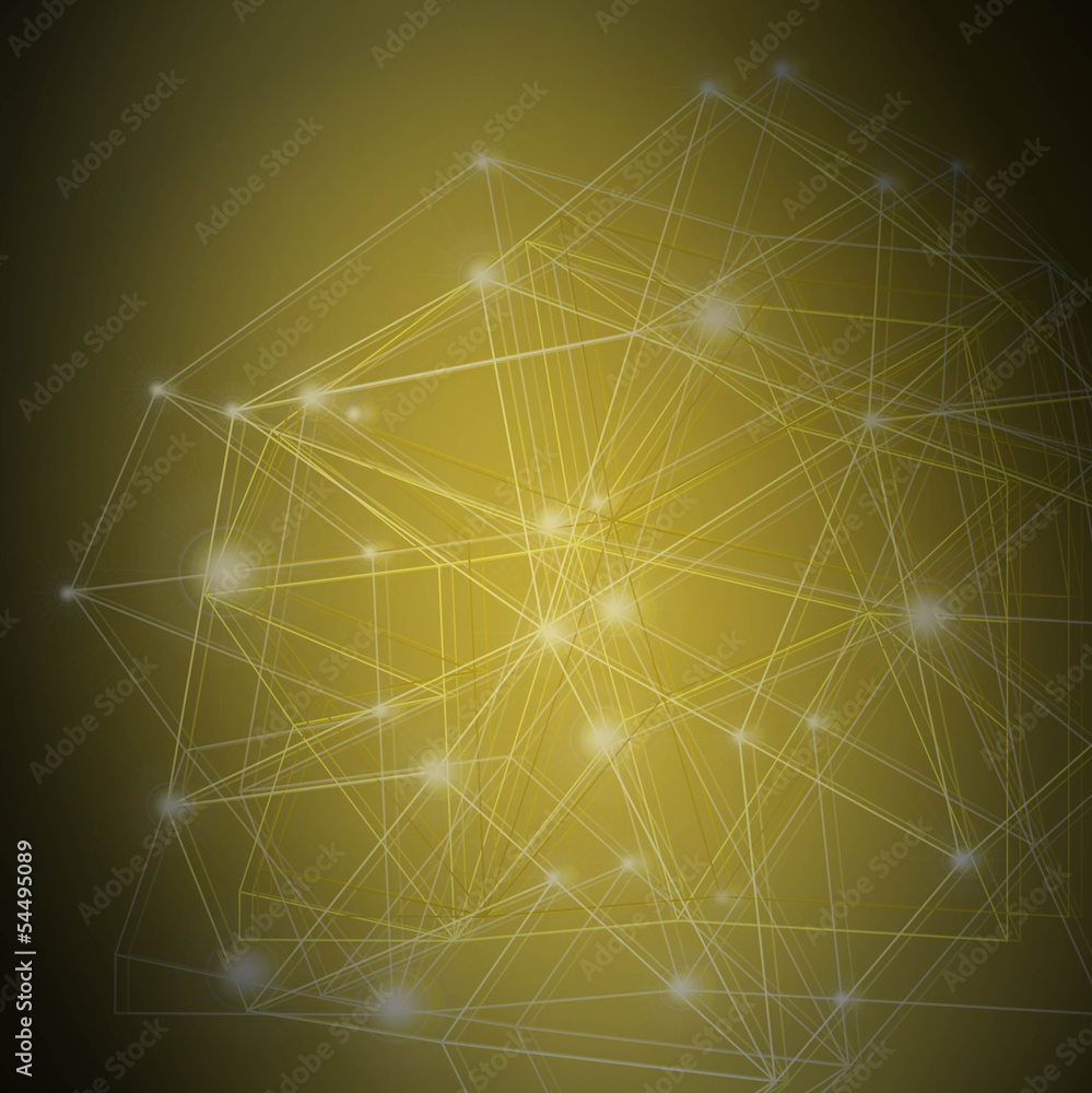 Poster abstract mesh background with