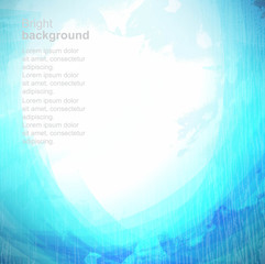 Grunge background in blue color