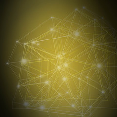 Abstract mesh background with