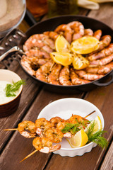 lunch seafood
